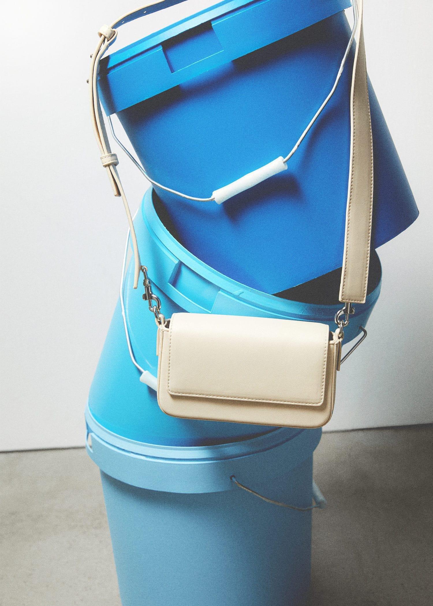 White Cross-Body Small Bag, , large image number 5