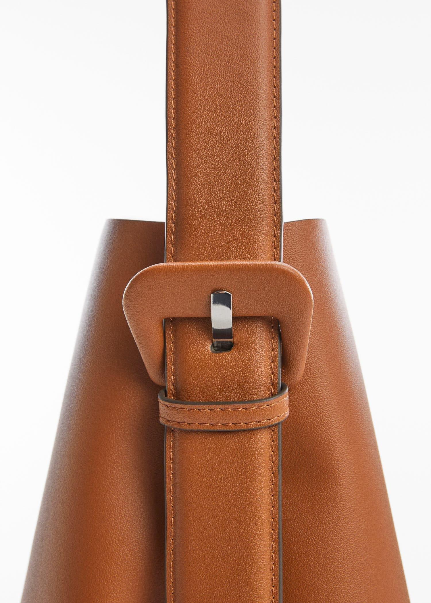 Brown Shopper Bag Buckle, , large image number 2