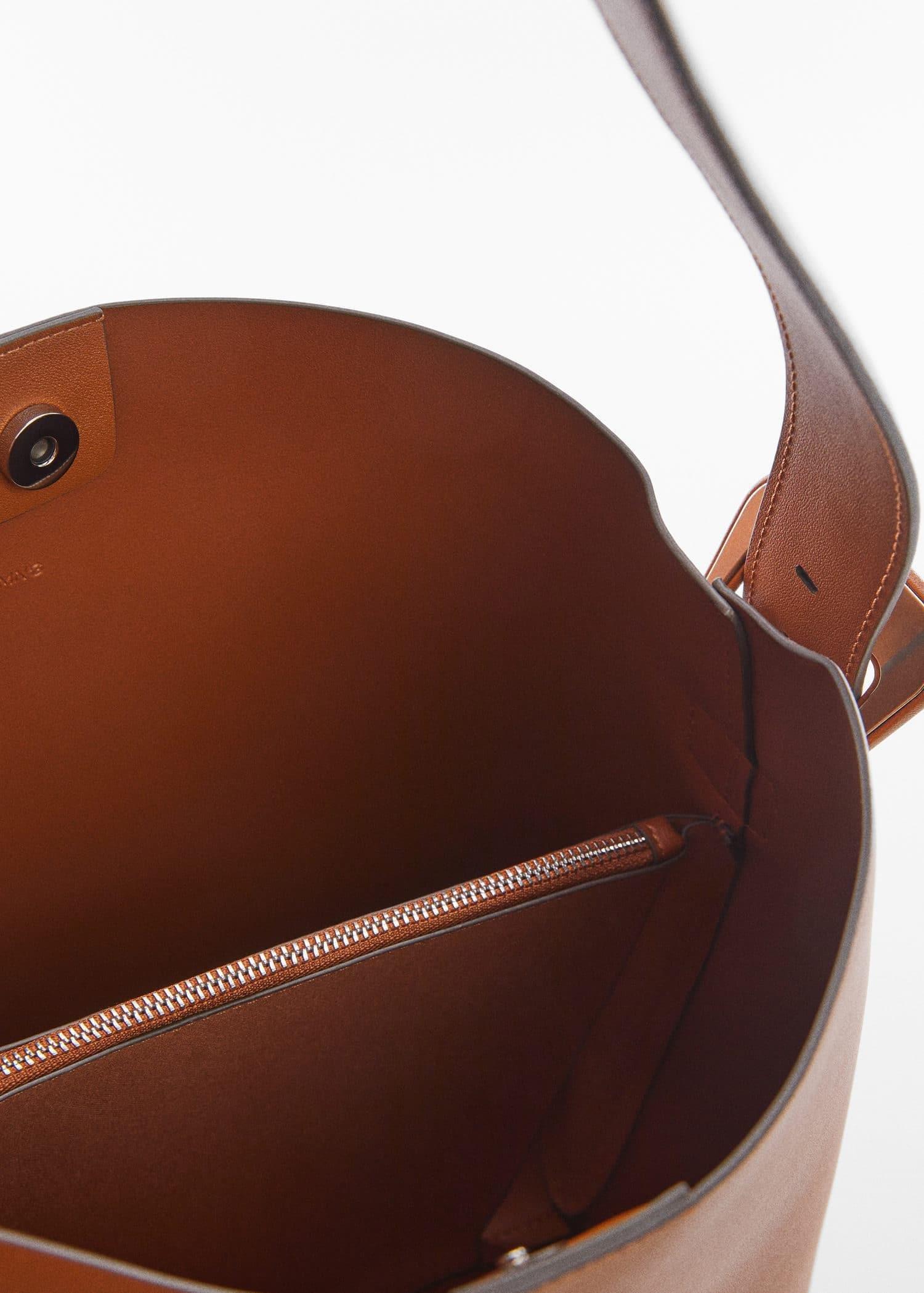 Brown Shopper Bag Buckle, , large image number 3