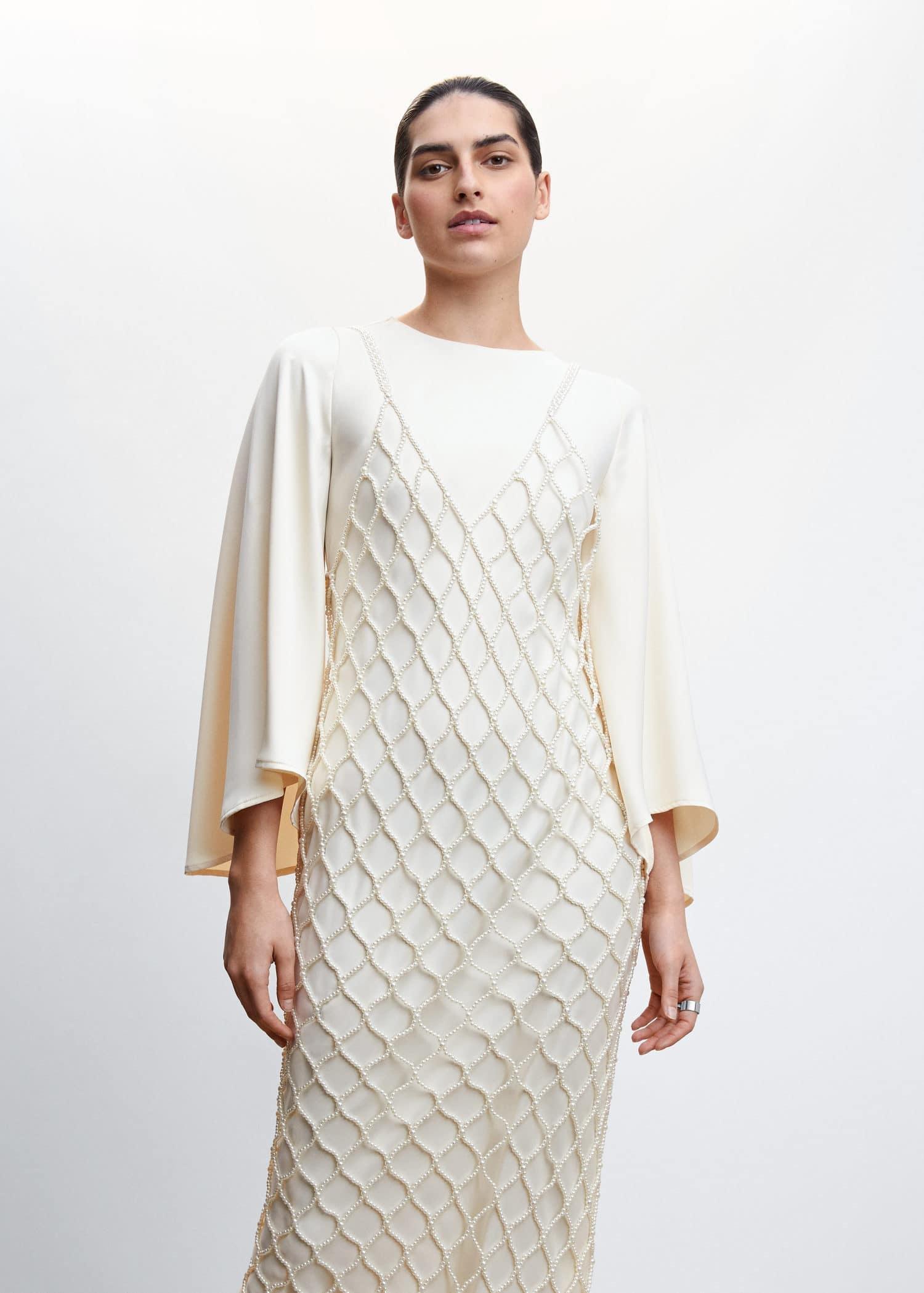 White Pearl Dress, , large image number 1