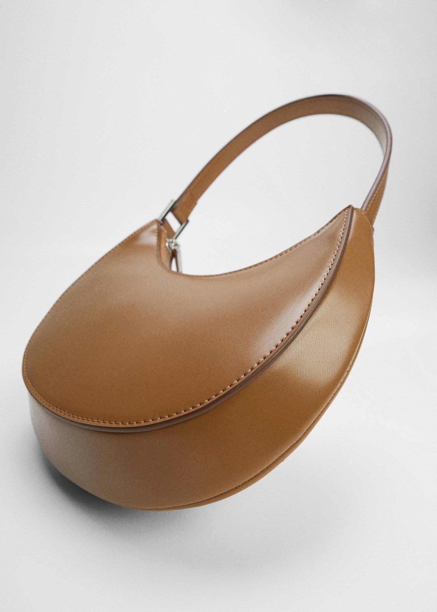 Brown Oval Short Handle Bag, , large image number 0