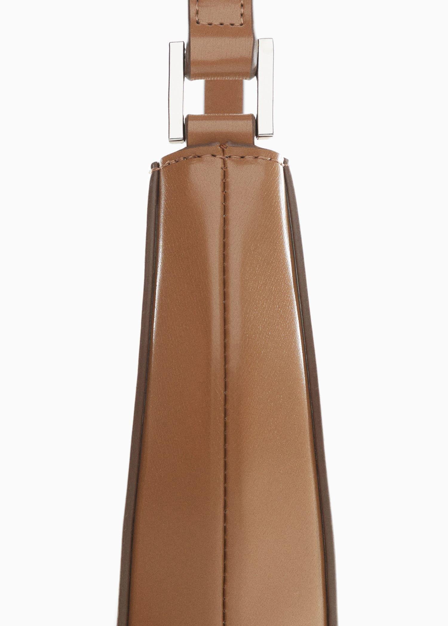 Brown Oval Short Handle Bag, , large image number 3