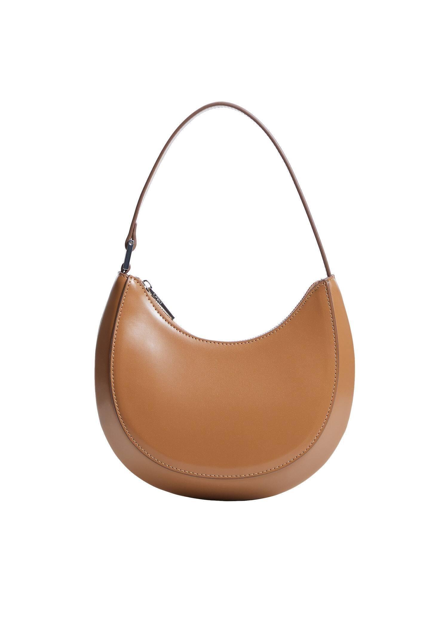 Brown Oval Short Handle Bag, , large image number 5