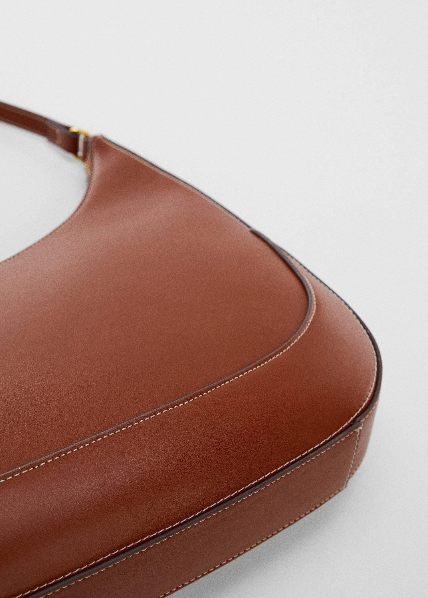 Mango Brown Short Handle Shoulder Bag Azadea UAE