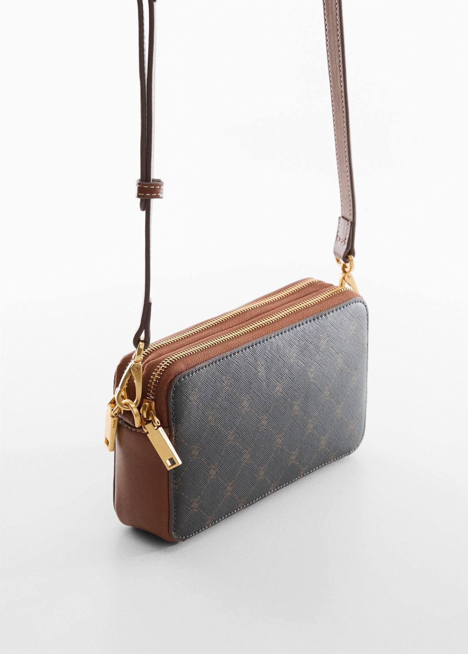 Brown Logo Crossbody Bag, , large image number 0