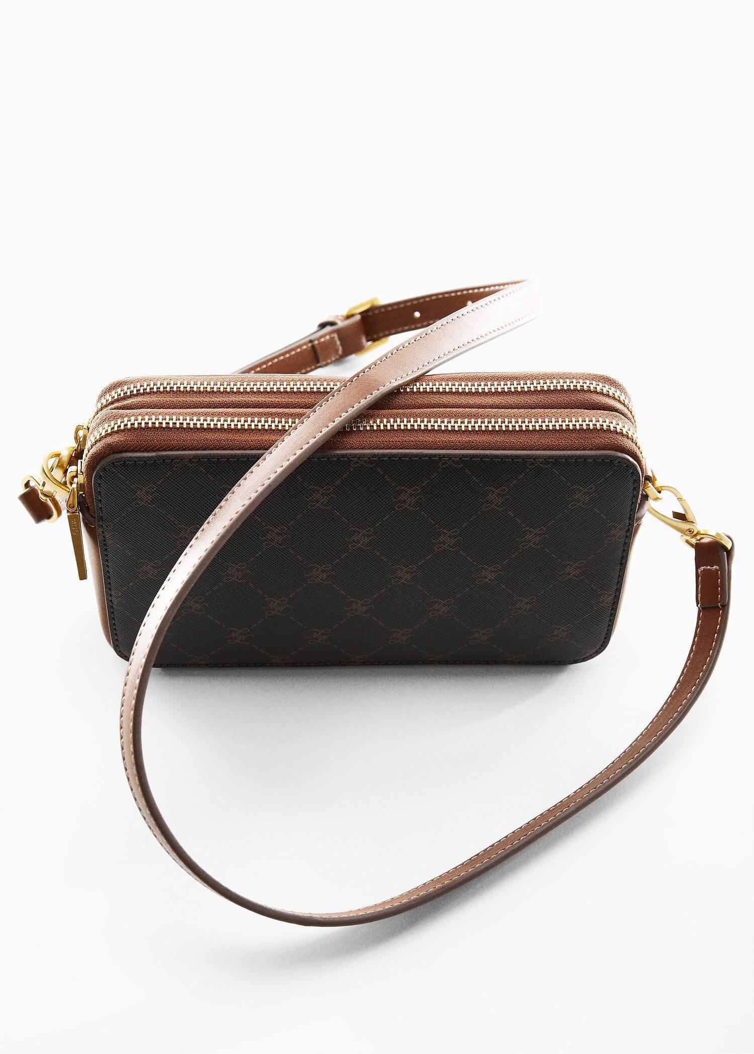 Brown Logo Crossbody Bag, , large image number 2