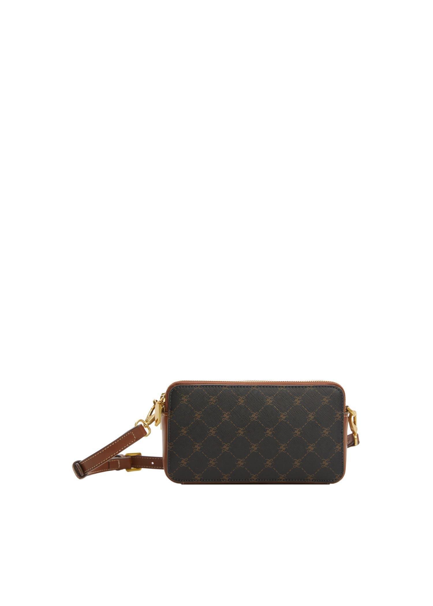 Brown Logo Crossbody Bag, , large image number 3