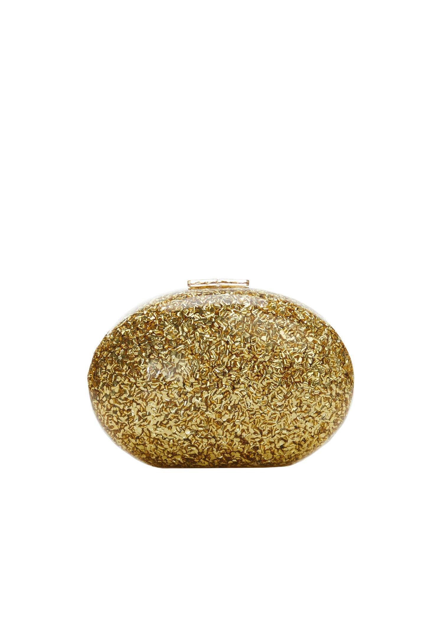 Gold Box Clutch With Chain, , large image number 3