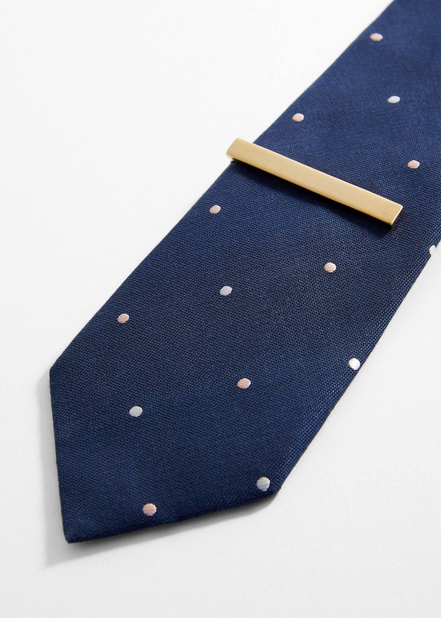 Gold Metal Tie Clip, , large image number 2