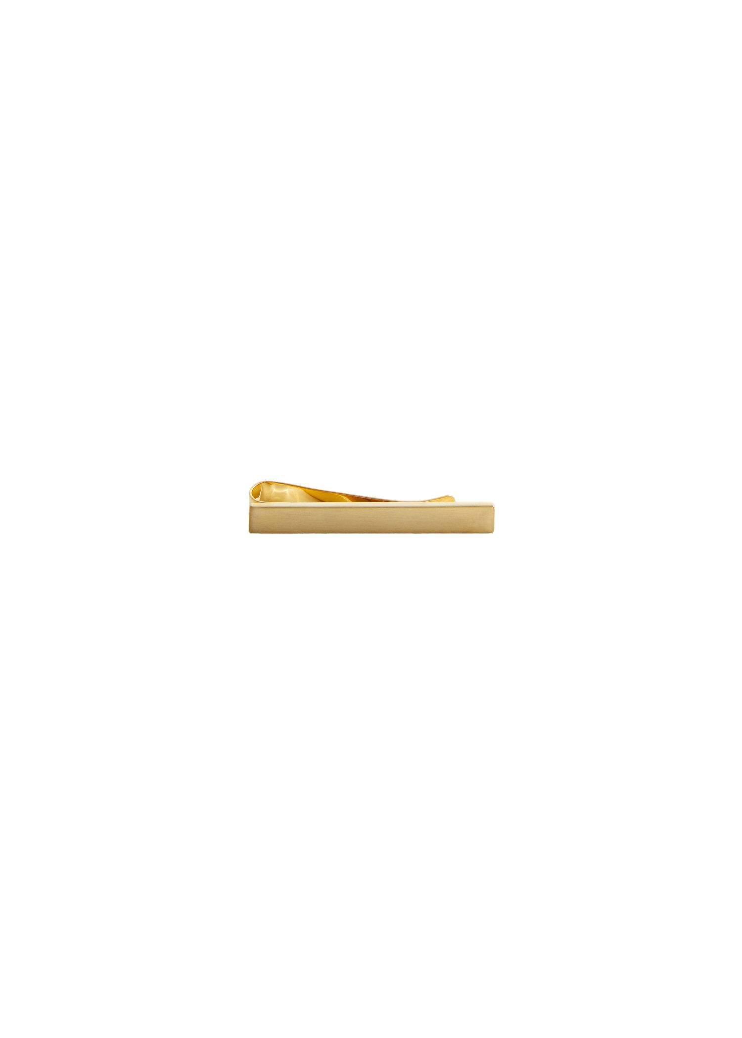 Gold Metal Tie Clip, , large image number 3