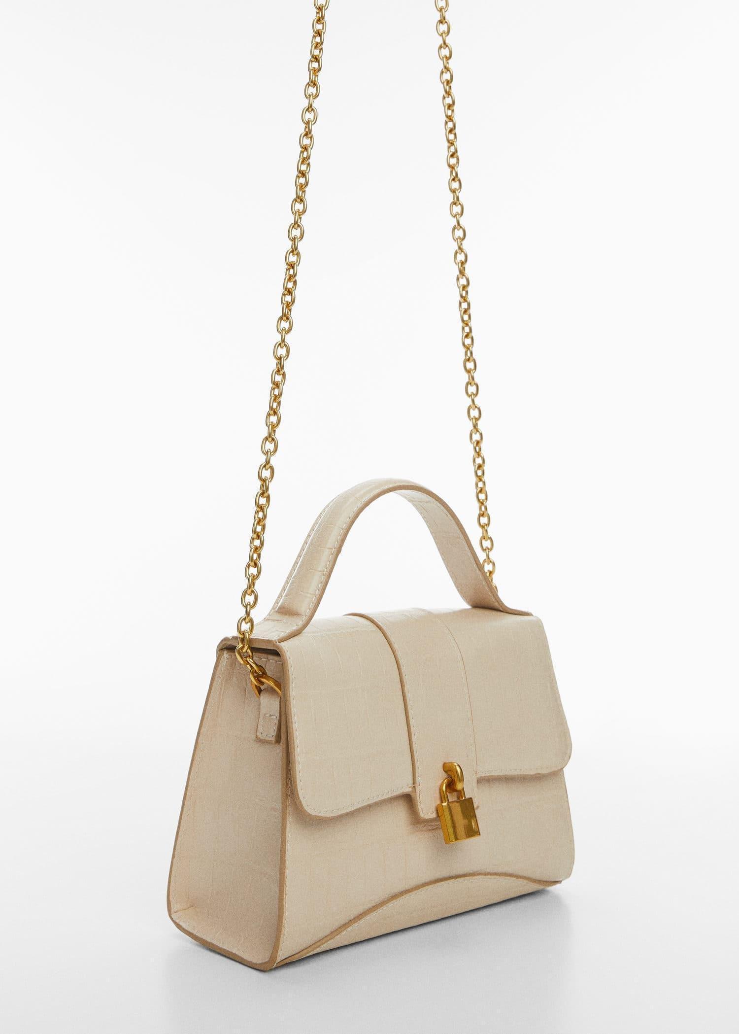 White Coco Effect Chain Bag, , large image number 0