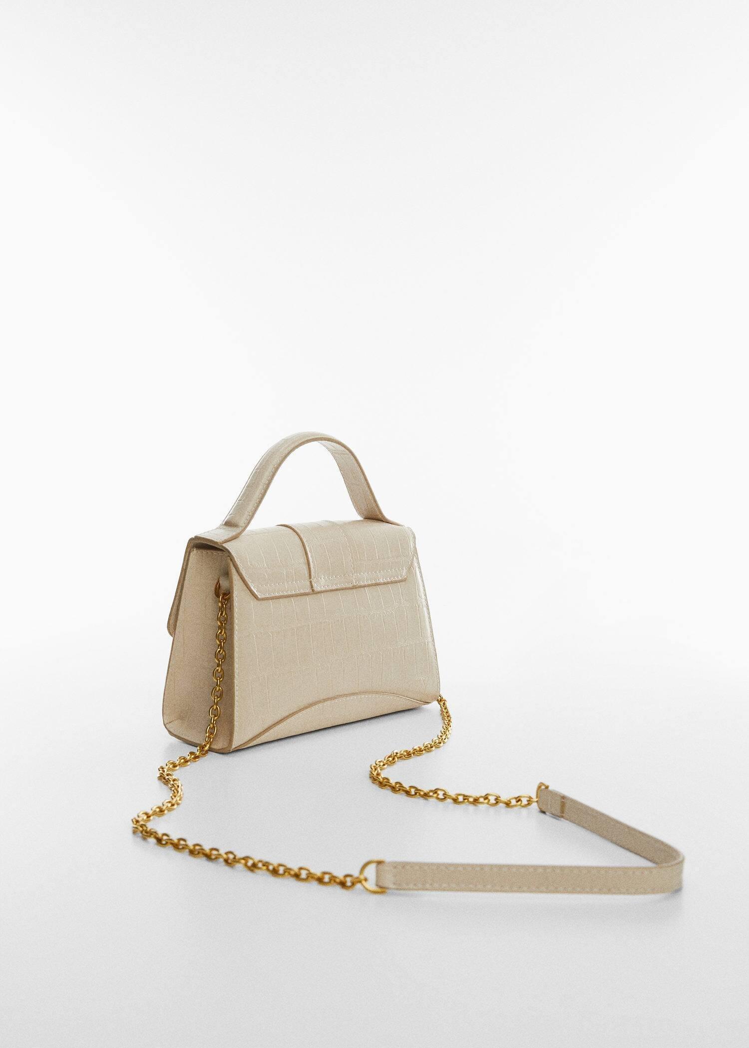 White Coco Effect Chain Bag, , large image number 1