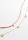 Gold Combined Necklace - Pack Of 2, Kids Girls