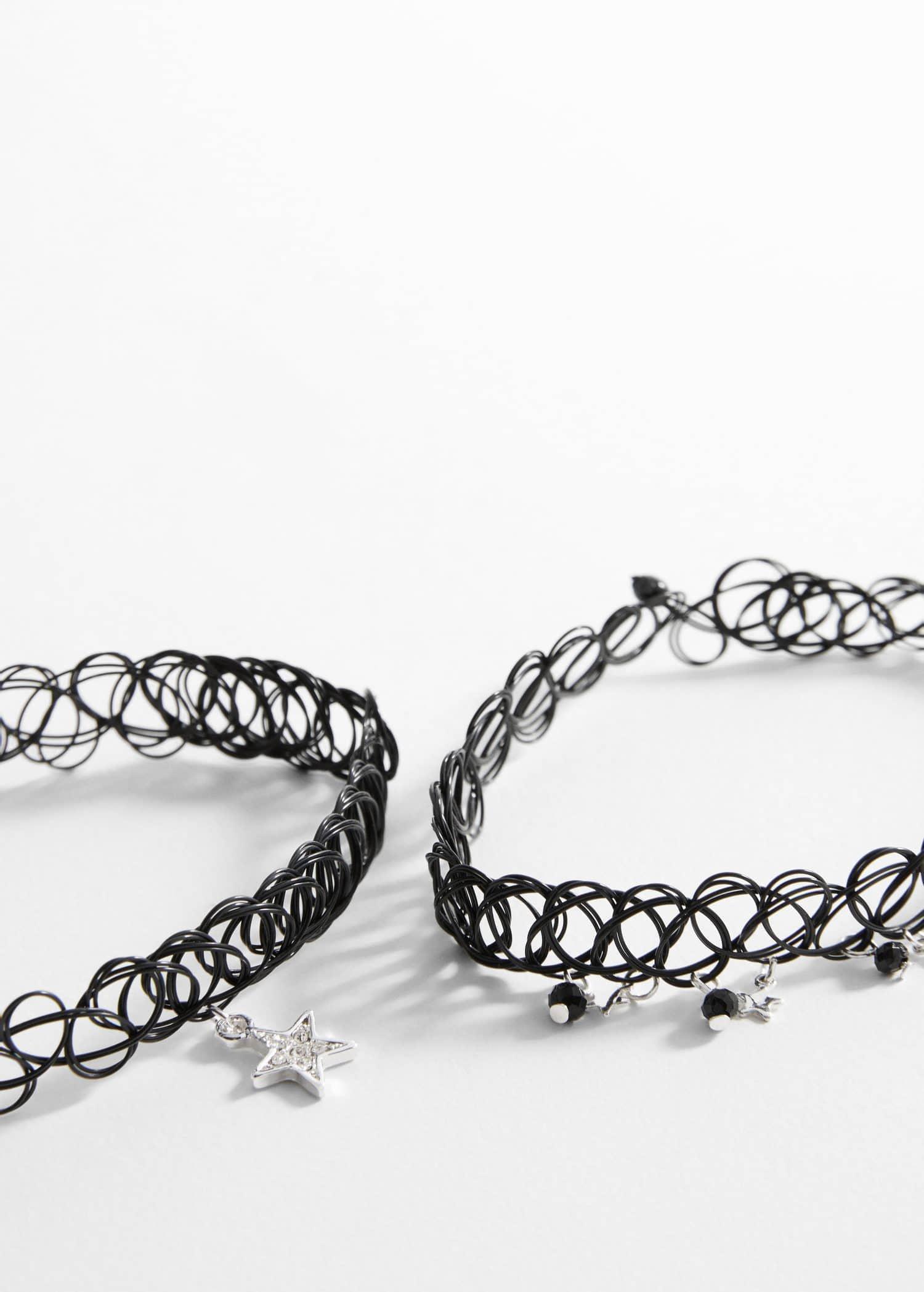 Black Chokers - Set Of 2, Kids Girls, , large image number 0
