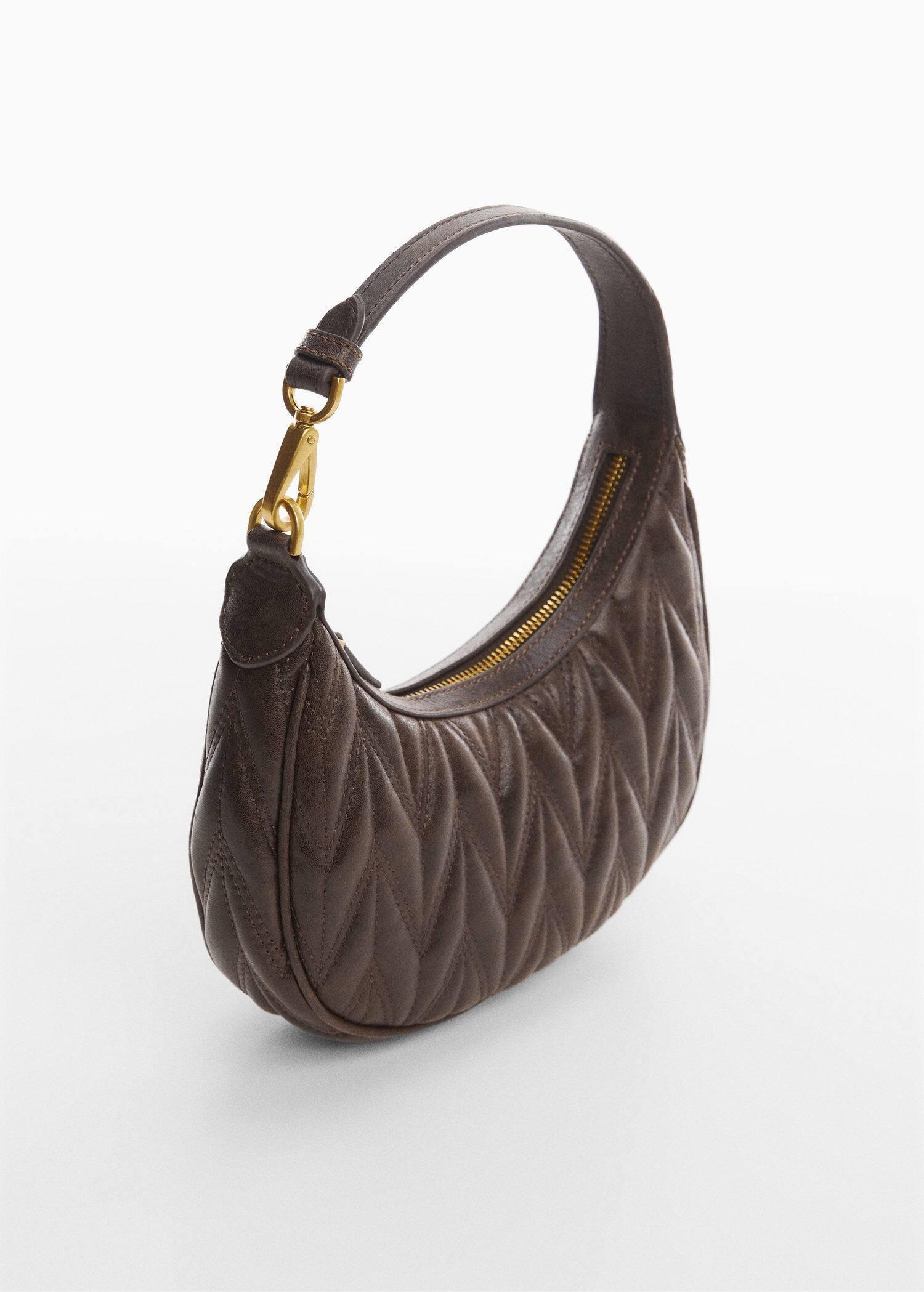 brown Quilted shoulder bag, , large image number 0