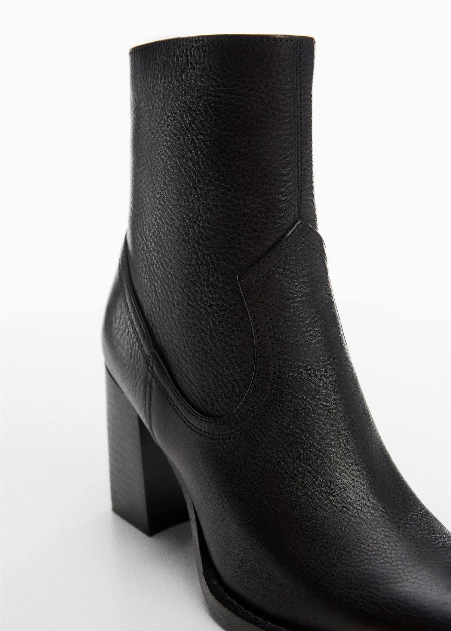 Mango black clearance ankle boots