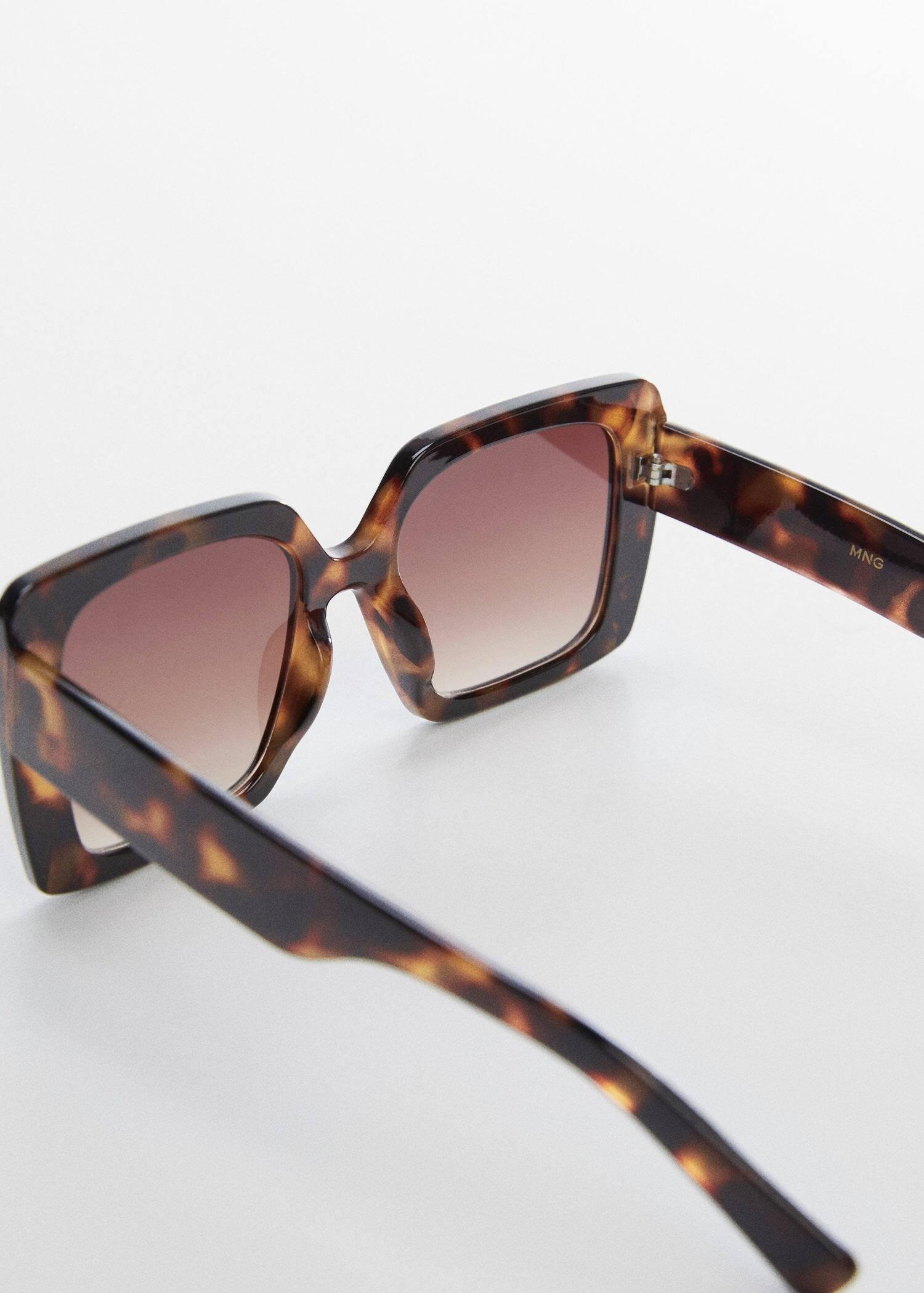 Brown Tortoiseshell Square Sunglasses, , large image number 1