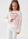 Mango - Pink Printed Long-Sleeve T-Shirt, Kids Girls