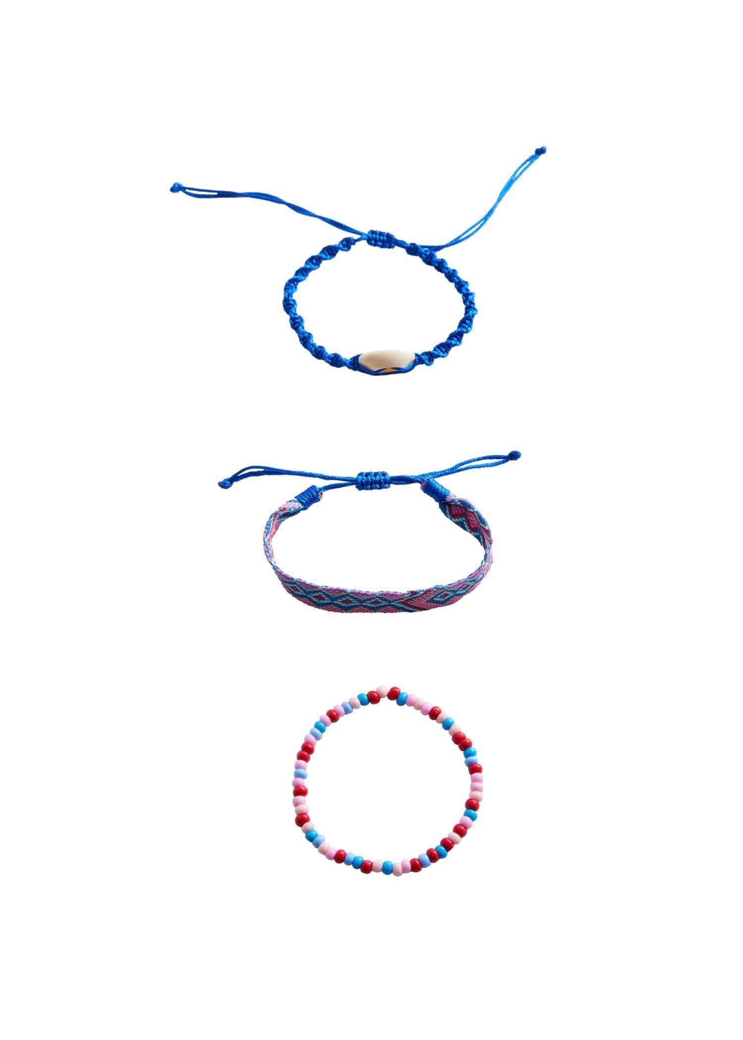 Blue Bracelets - Set Of 3, Kids Girls, , large image number 2