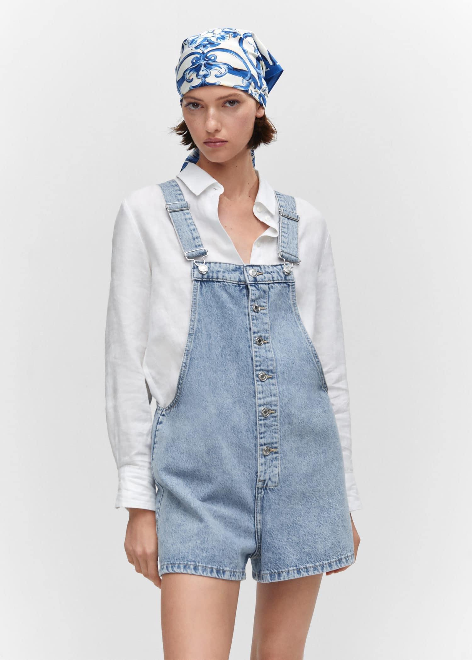 Mango dungaree dress sale