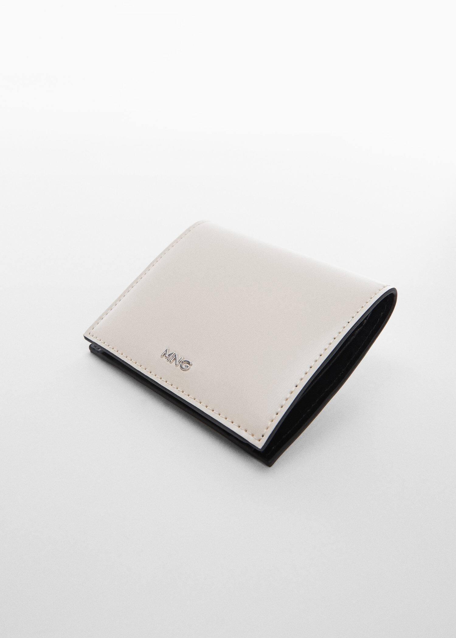White Logo Embossed Wallet, , large image number 0