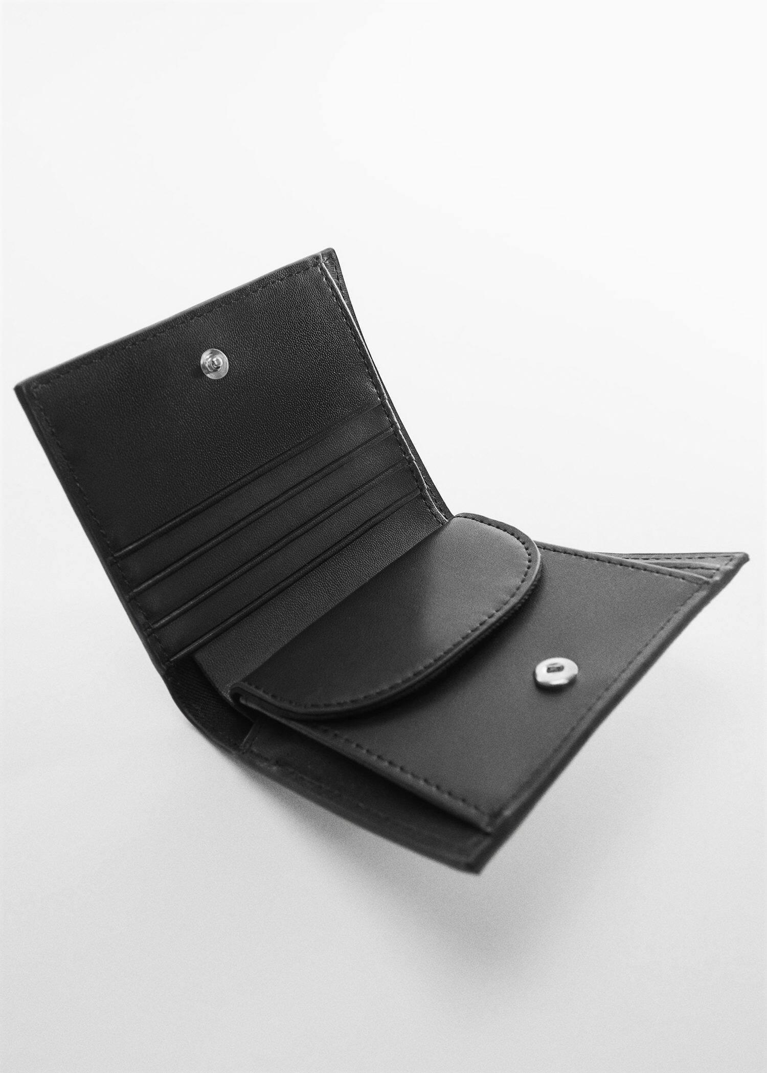 White Logo Embossed Wallet, , large image number 1