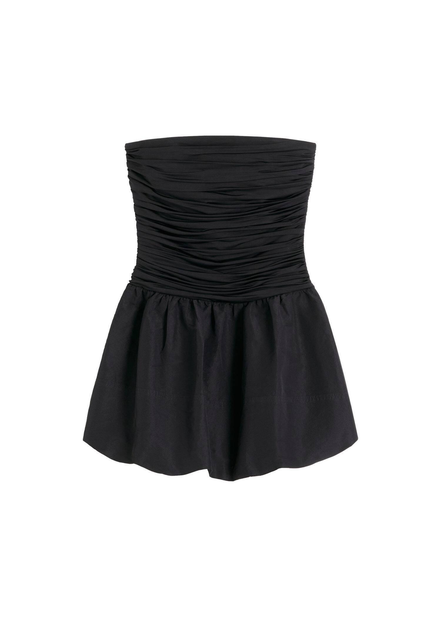 Black Draped Body Dress, , large image number 3