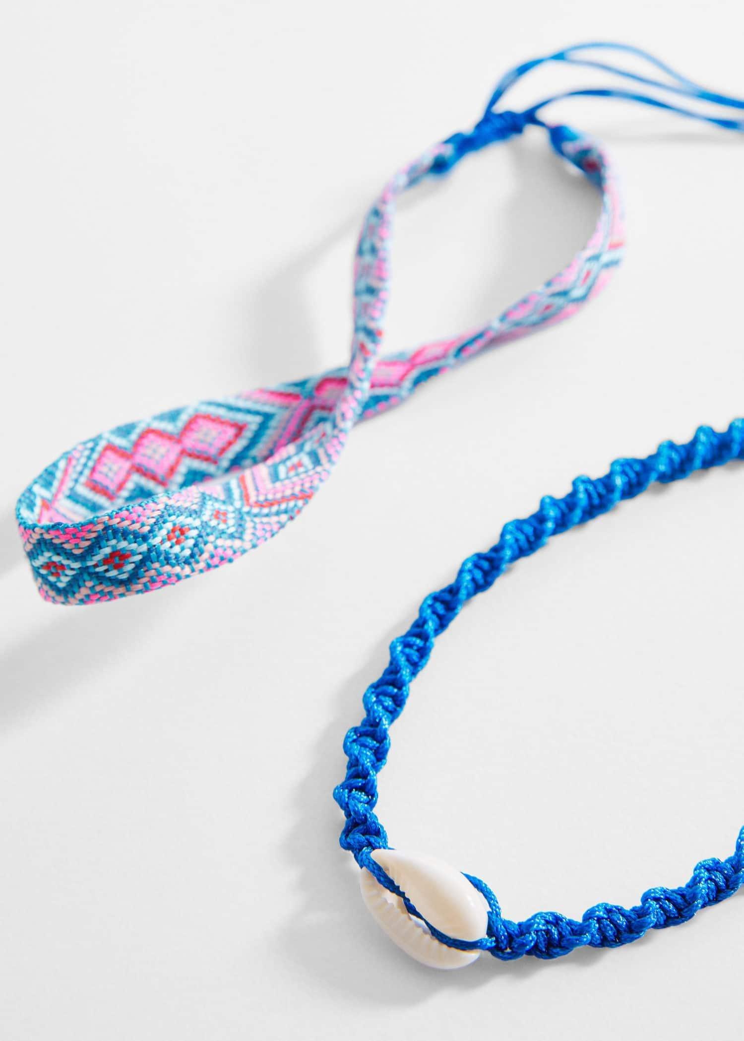 Blue Necklaces - Set Of 2, Kids Girls, , large image number 0