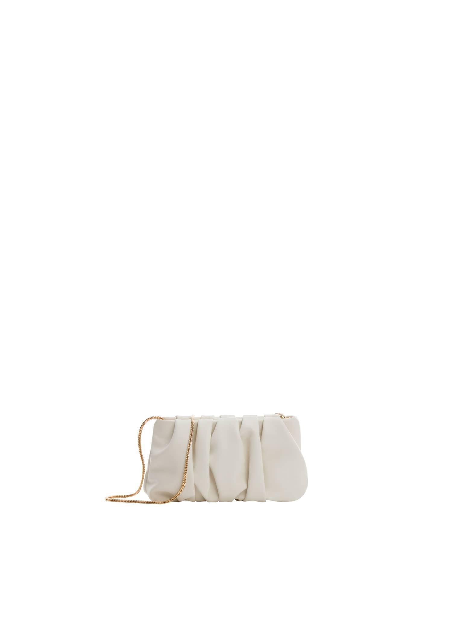 White Quilted Chain Bag, , large image number 4