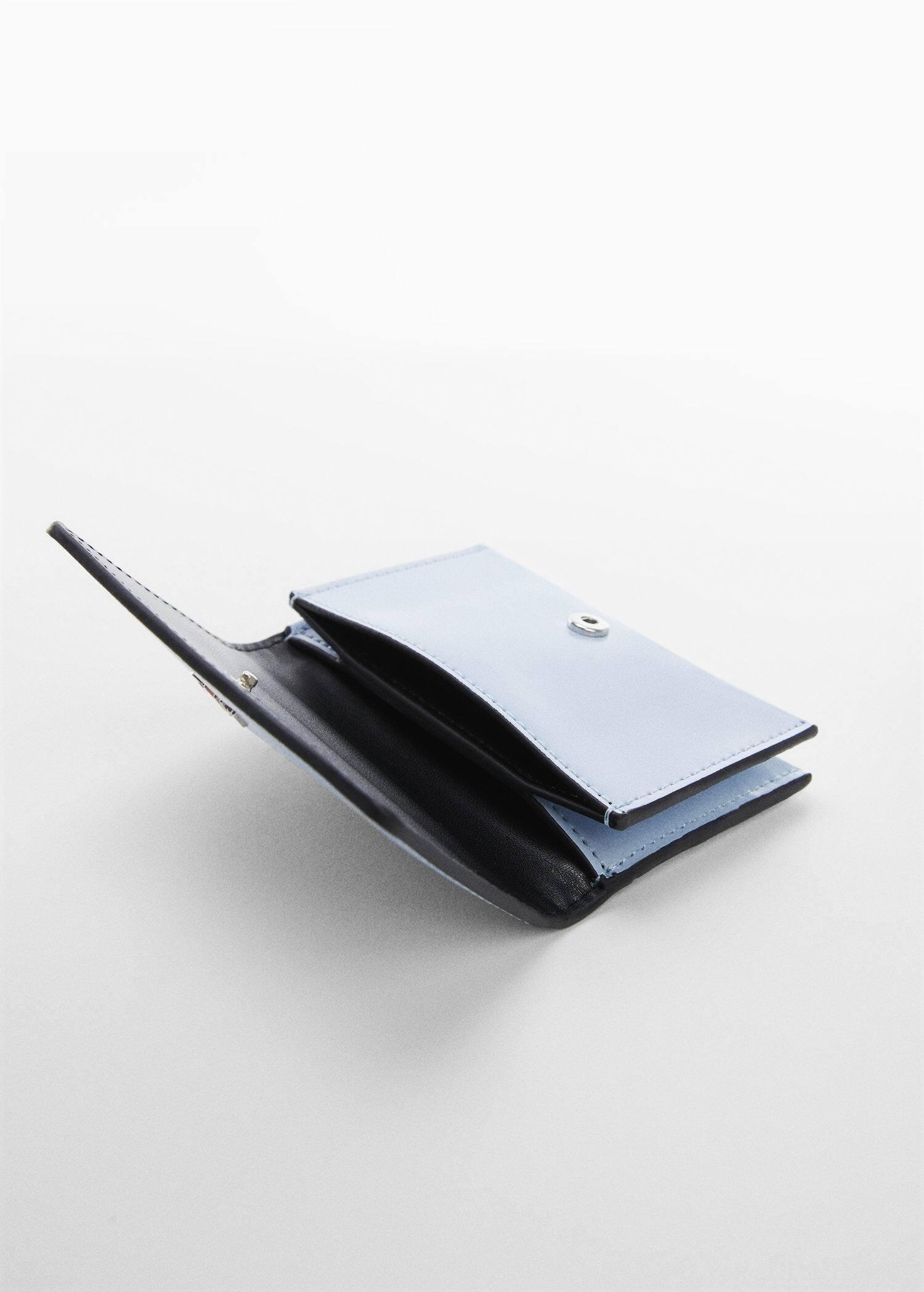 Blue Logo Embossed Wallet, , large image number 1
