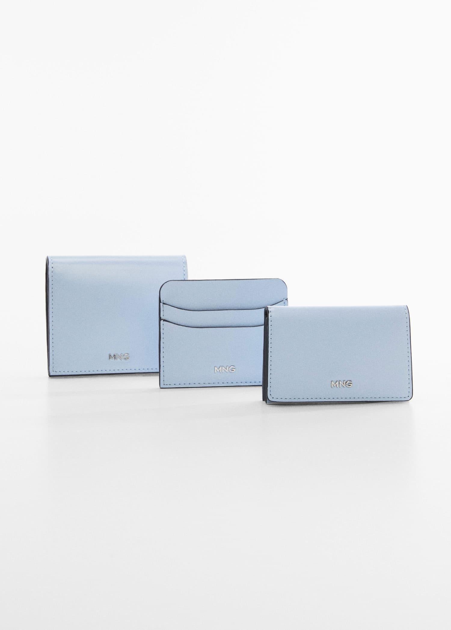 Blue Logo Embossed Wallet, , large image number 2