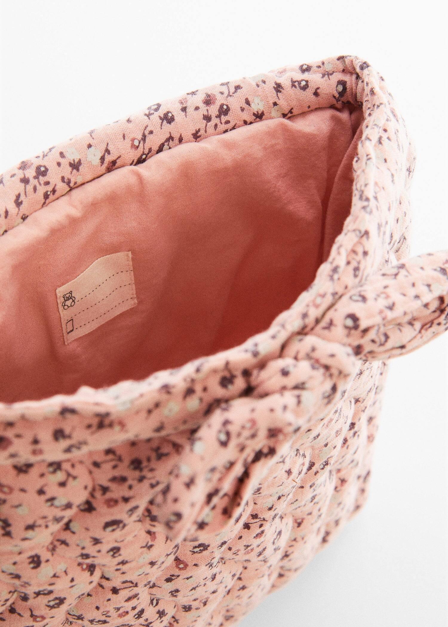 Pink Printed Backpack, Kids Girls, , large image number 1