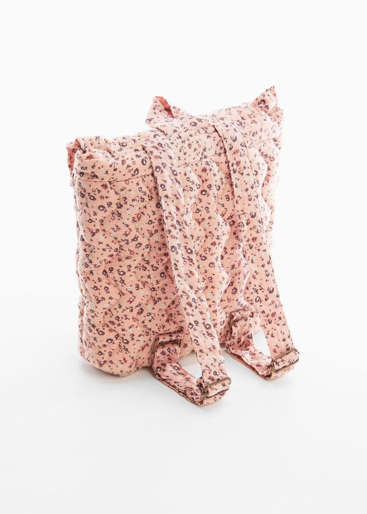 Pink Printed Backpack, Kids Girls, , large image number 2