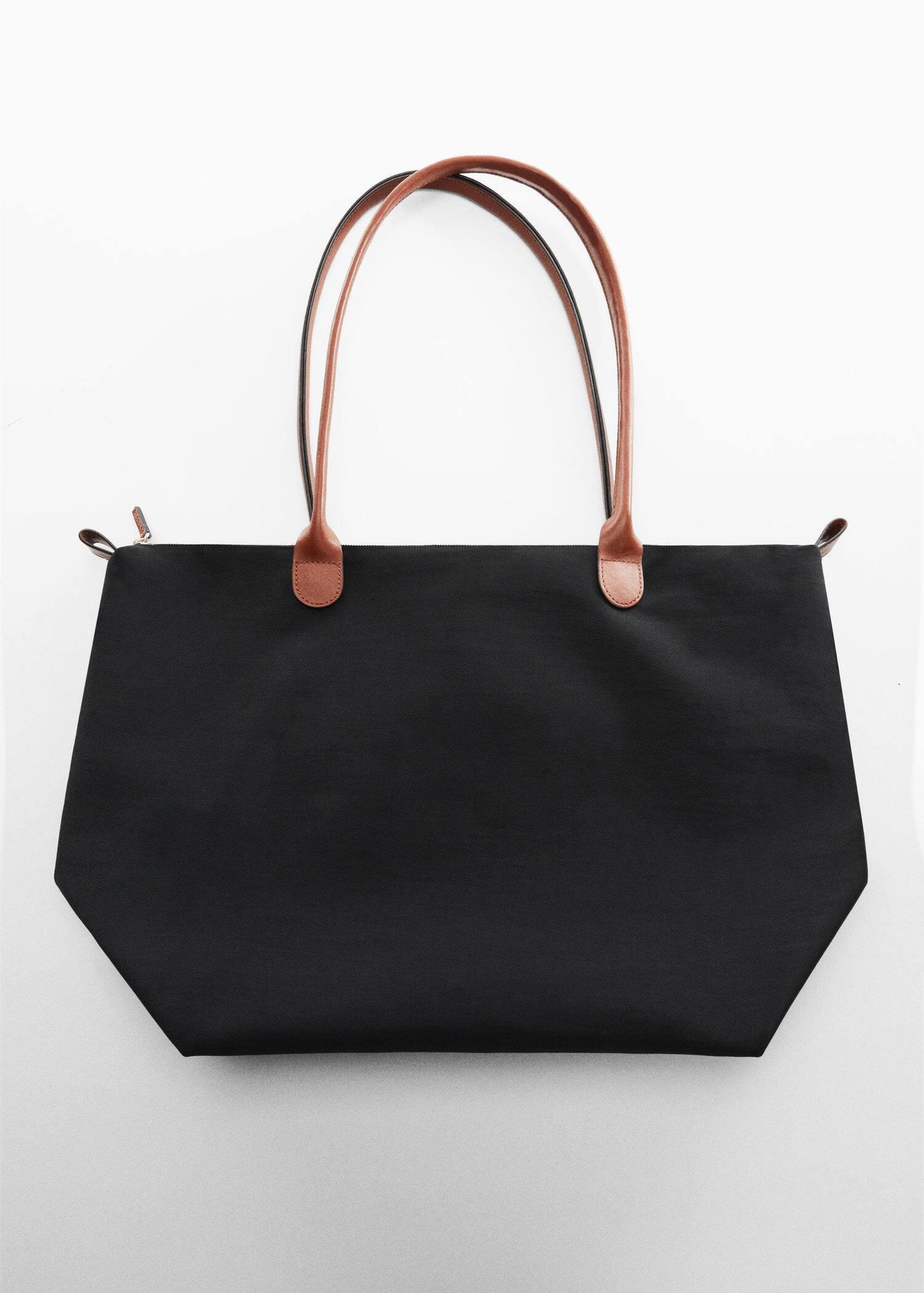 Black Shopper Bag, Kids Girls, , large image number 2