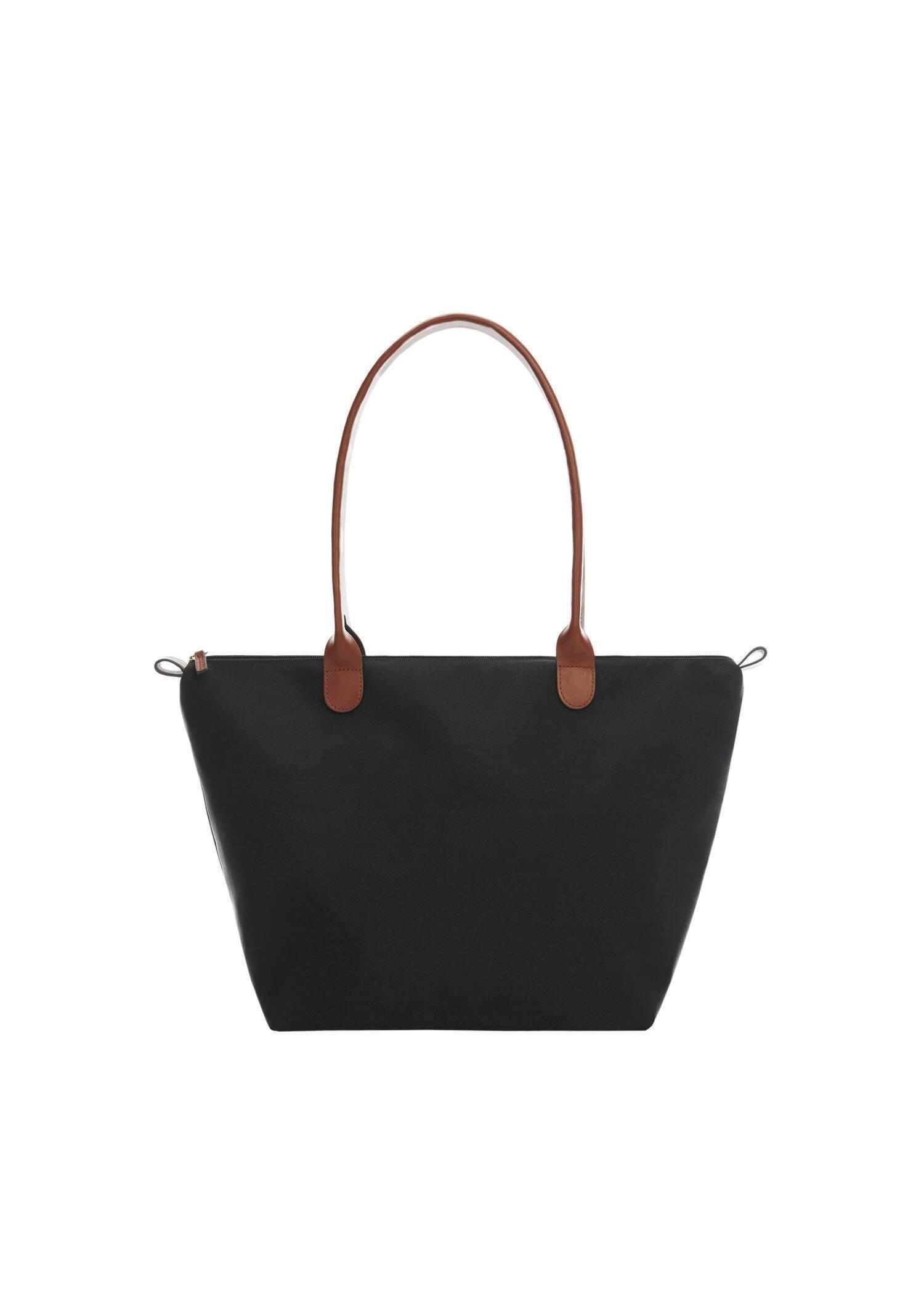Black Shopper Bag, Kids Girls, , large image number 3