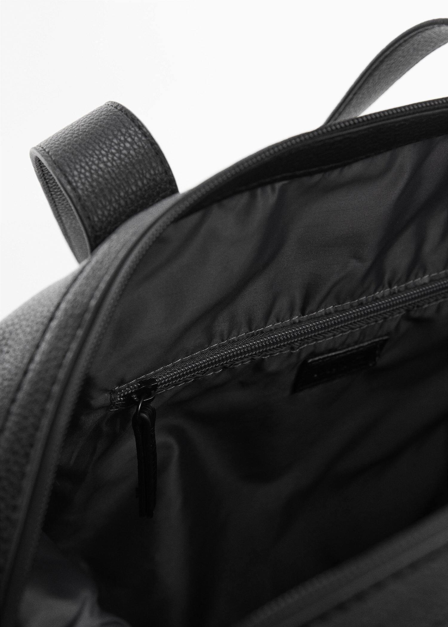 Black Leather Effect Travel Bowling Bag, , large image number 1
