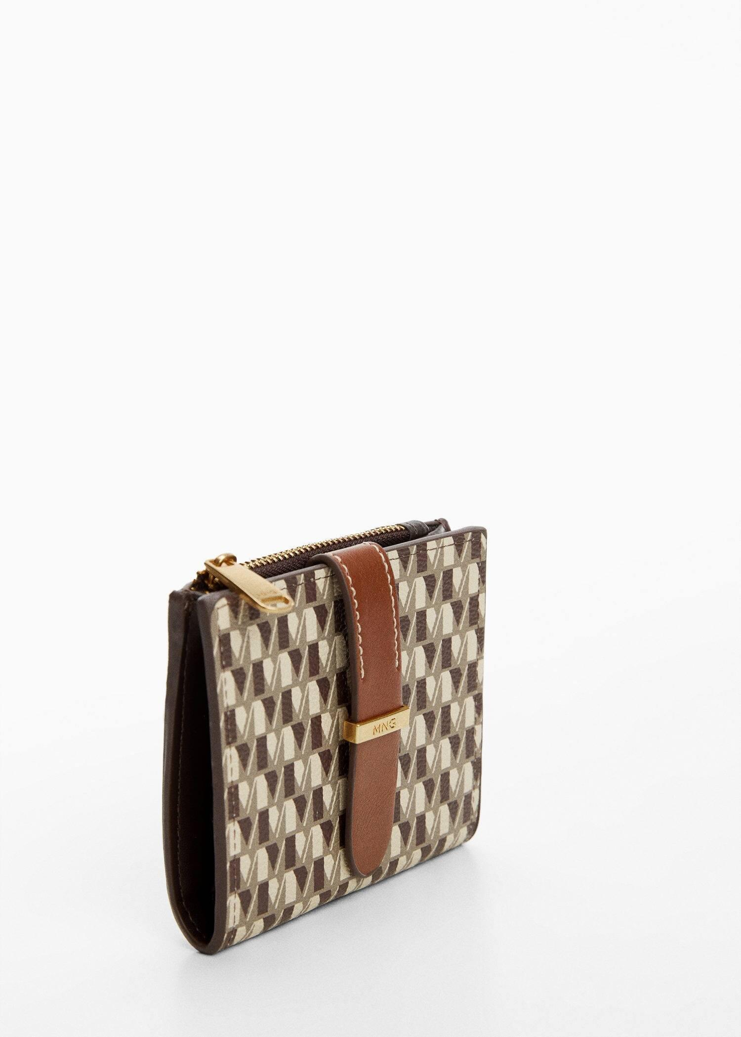 Brown Wallet With Printed Logo, , large image number 2