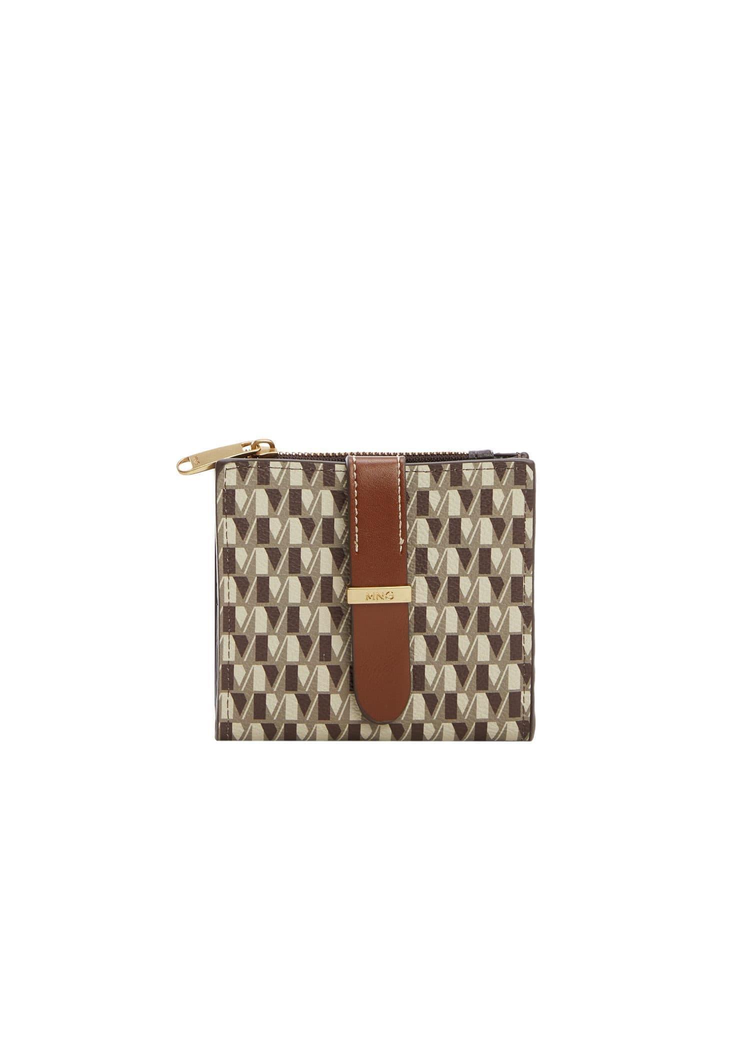 Brown Wallet With Printed Logo, , large image number 3