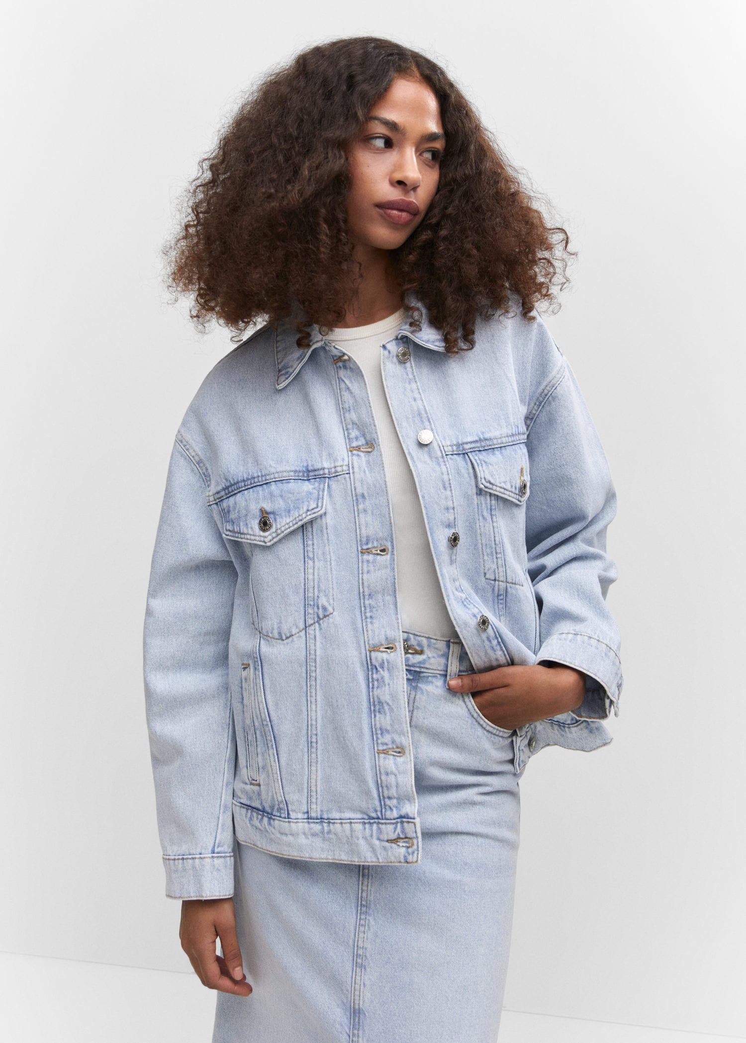 Blue Oversize Denim Jacket