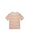 Mango - Red Striped Cotton T-Shirt
