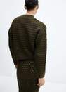 Mango - Beige Openwork Detail Knitted Sweater