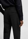 Mango - Black Regular Fit Suit Trousers