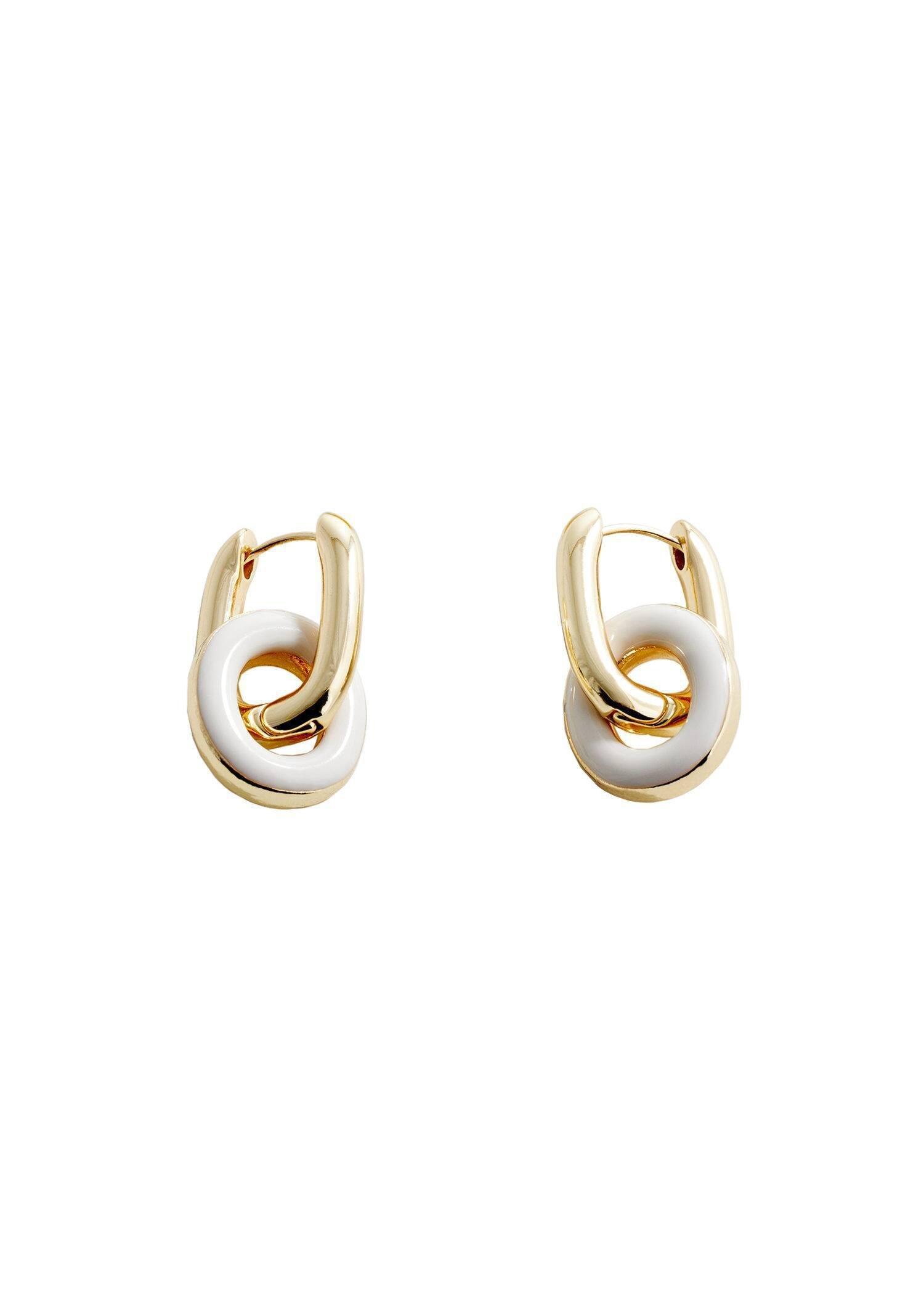 Mango - Gold Mixed Hoop Earrings