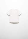 Mango - White Printed Cotton-Blend T-Shirt, Kids Boys