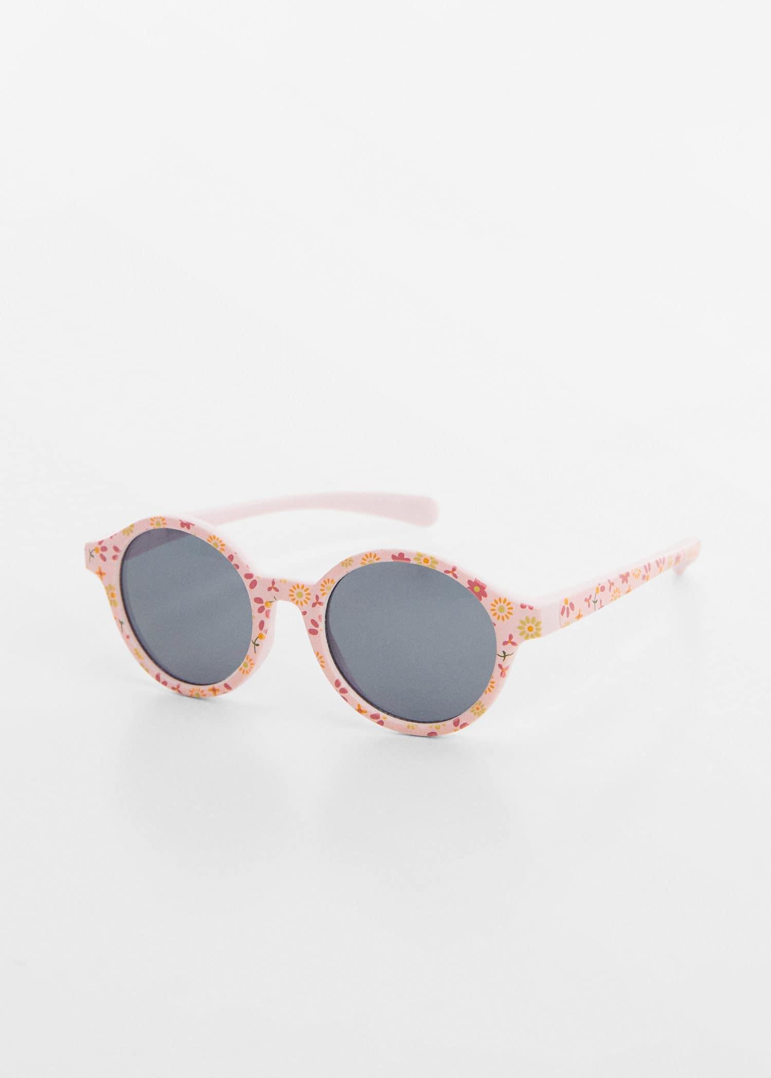 Pink Lt-Pastel Printed Frame Sunglasses, Kids Girls, , large image number 0
