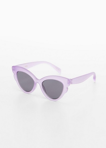 Mango - Purple Acetate Frame Sunglasses, Kids Girls