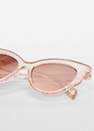 Mango - Pink Acetate Frame Sunglasses, Kids Girls