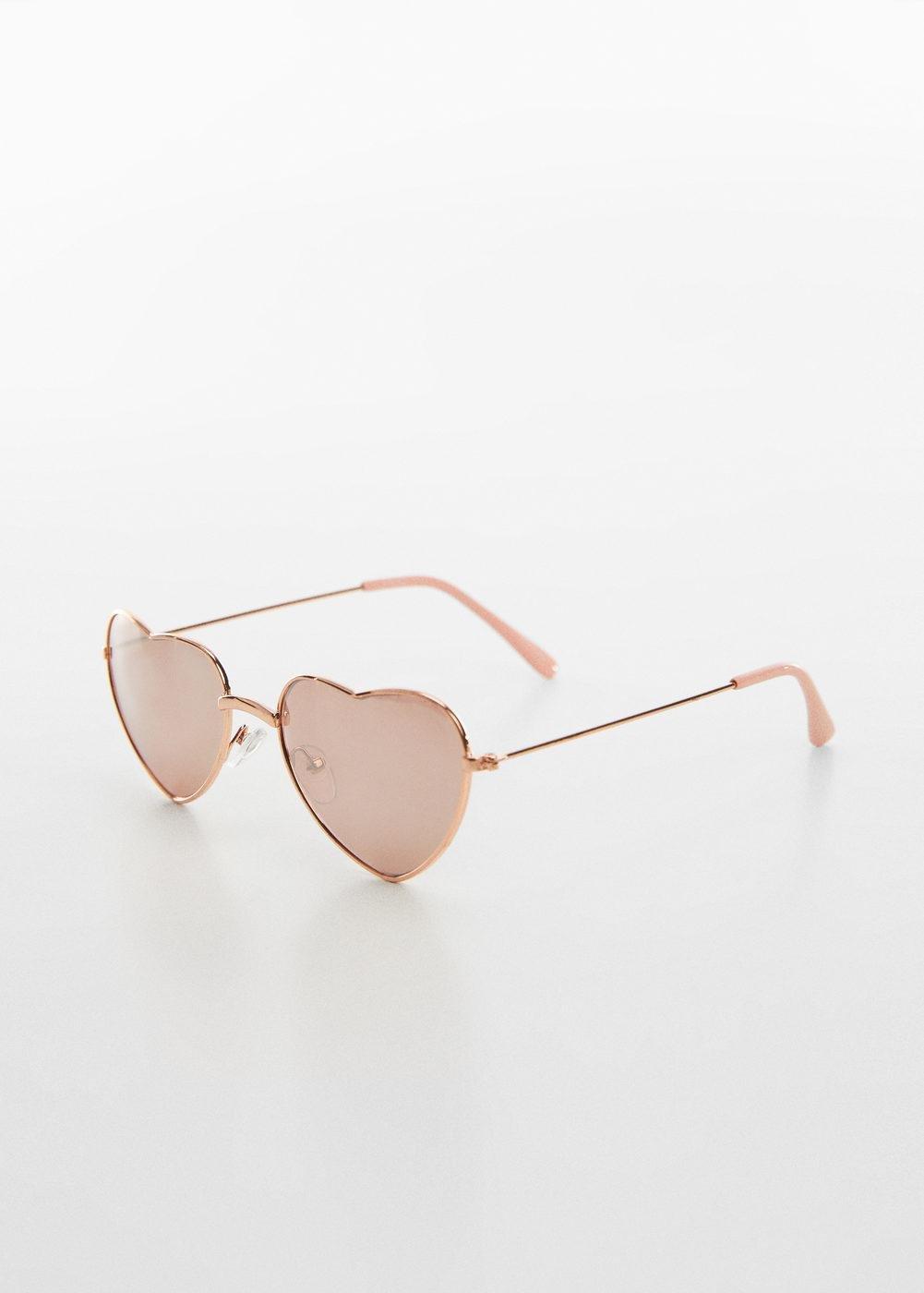 Pink Heart-Shape Sunglasses, Kids Girls, , large image number 0
