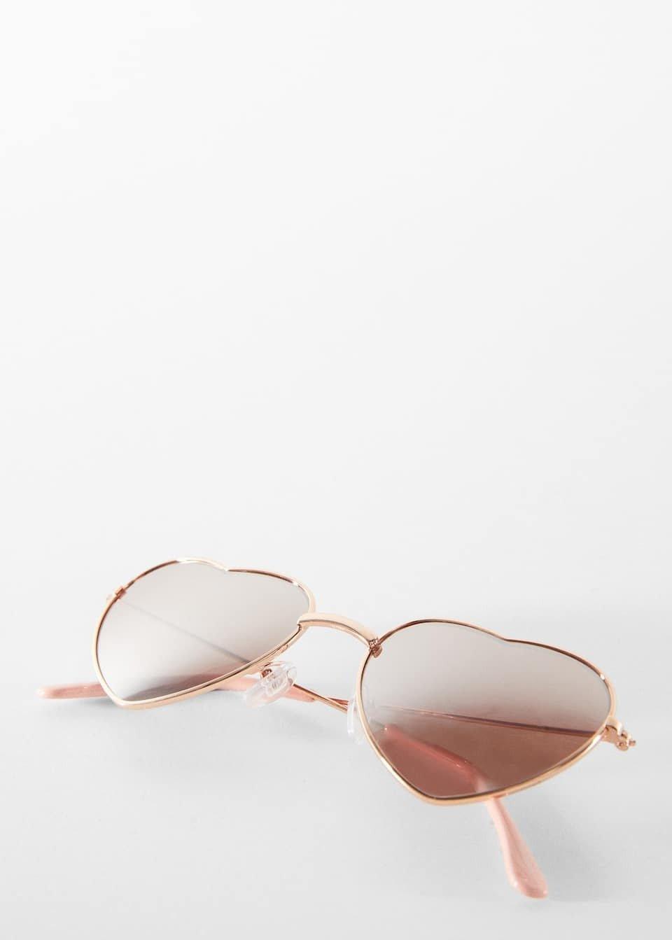 Pink Heart-Shape Sunglasses, Kids Girls, , large image number 4