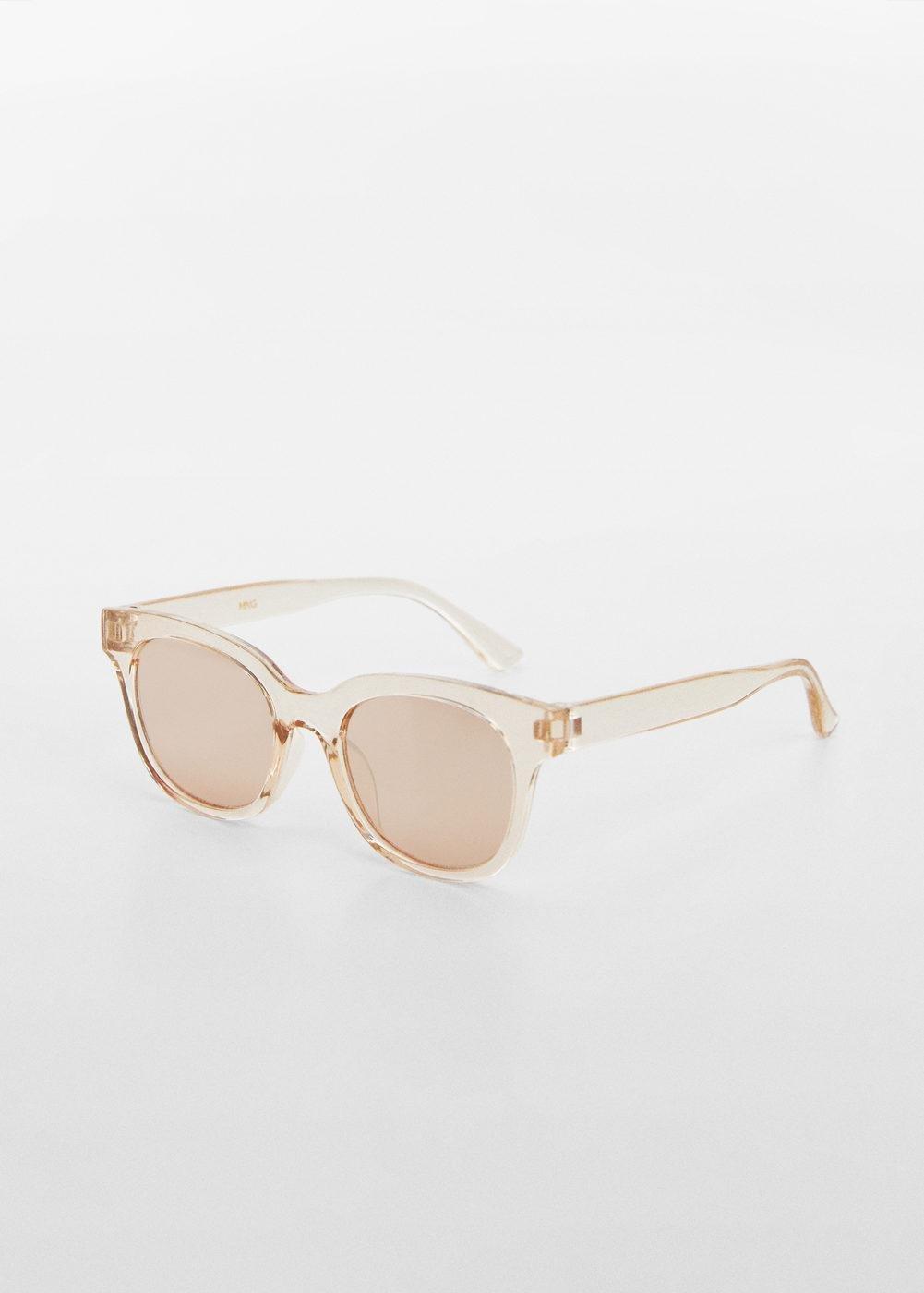 Mango - Pink Acetate Frame Sunglasses, kids Girls